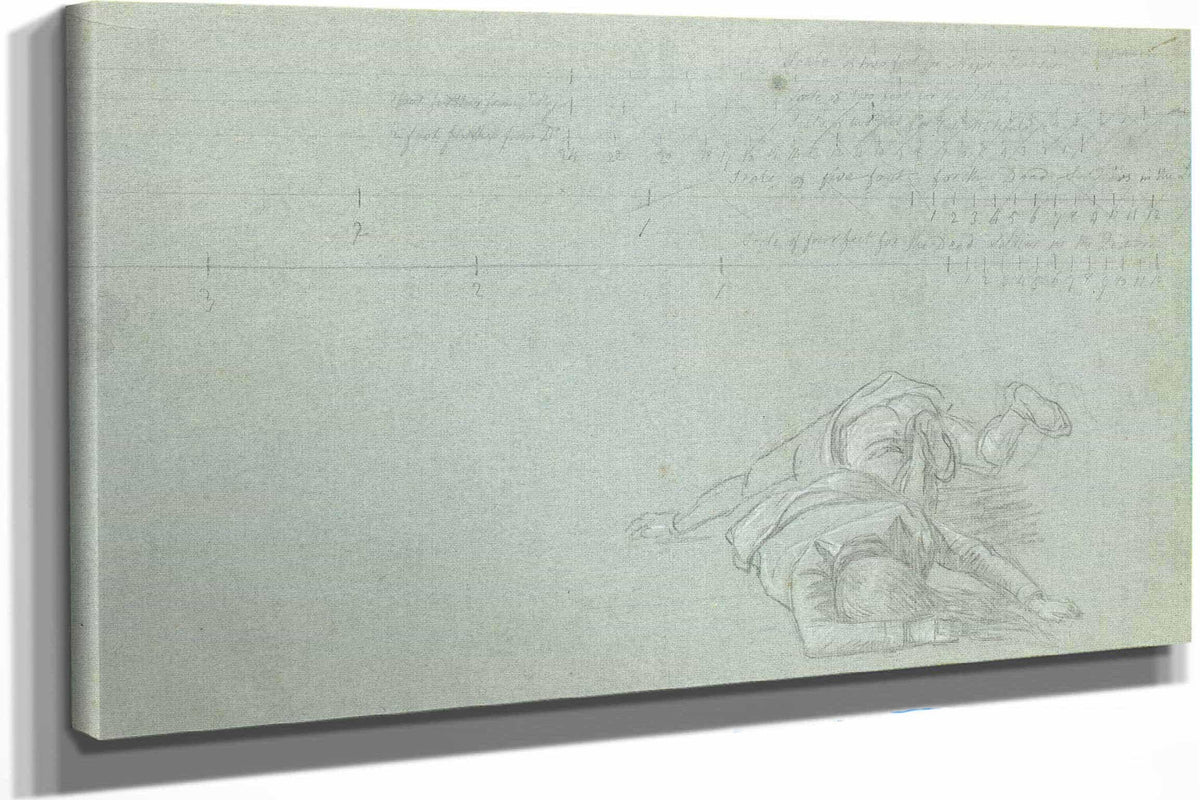 Two Dead Figures   by John Singleton Copley