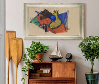 Two Deer Lying Down by Franz Marc