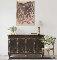 Two Donkeys by Franz Marc