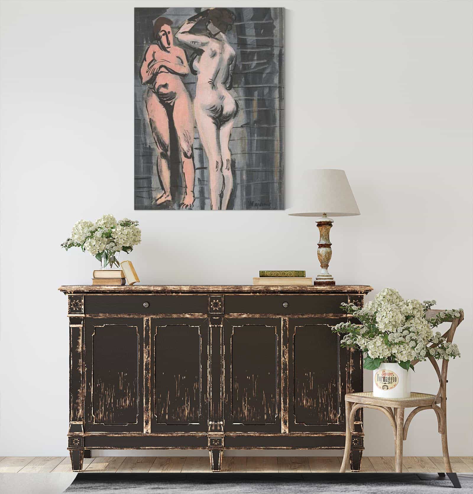 Two Female Nudes by Cyprian Majernik