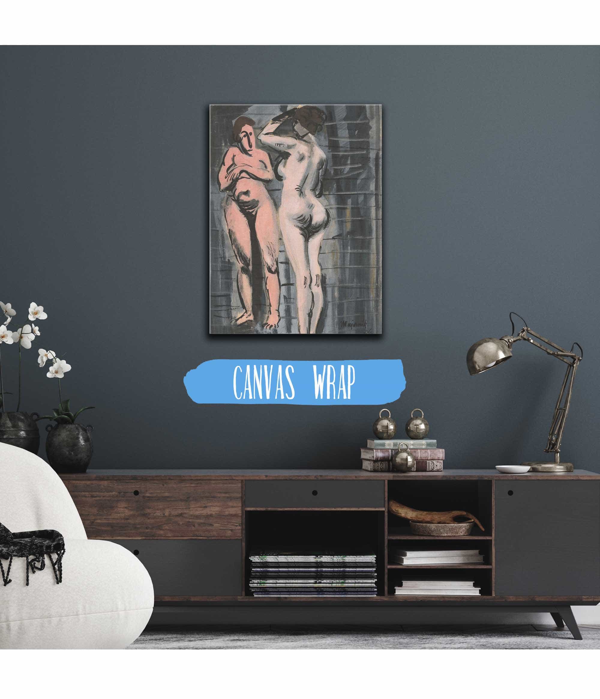 Two Female Nudes by Cyprian Majernik