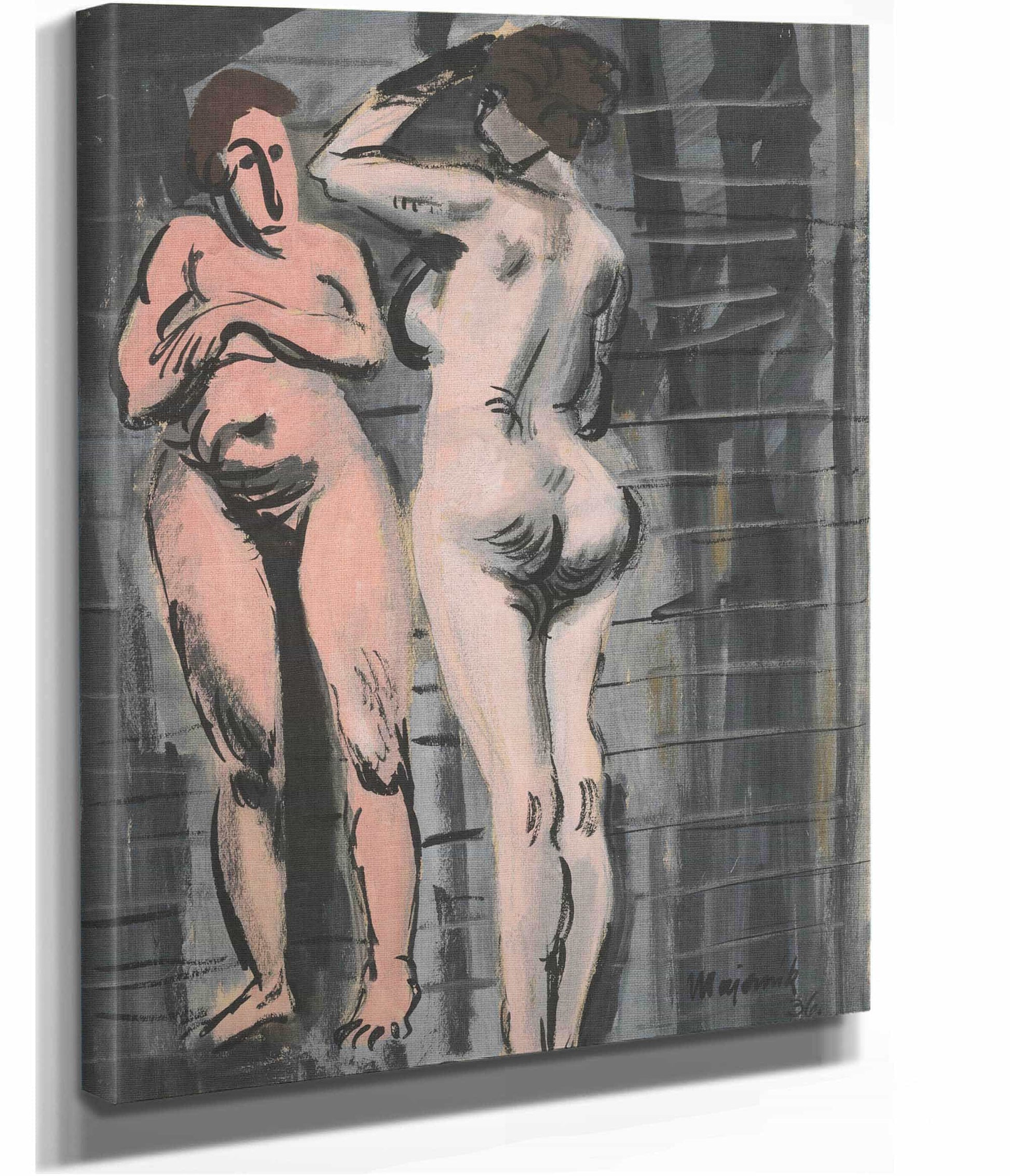 Two Female Nudes by Cyprian Majernik
