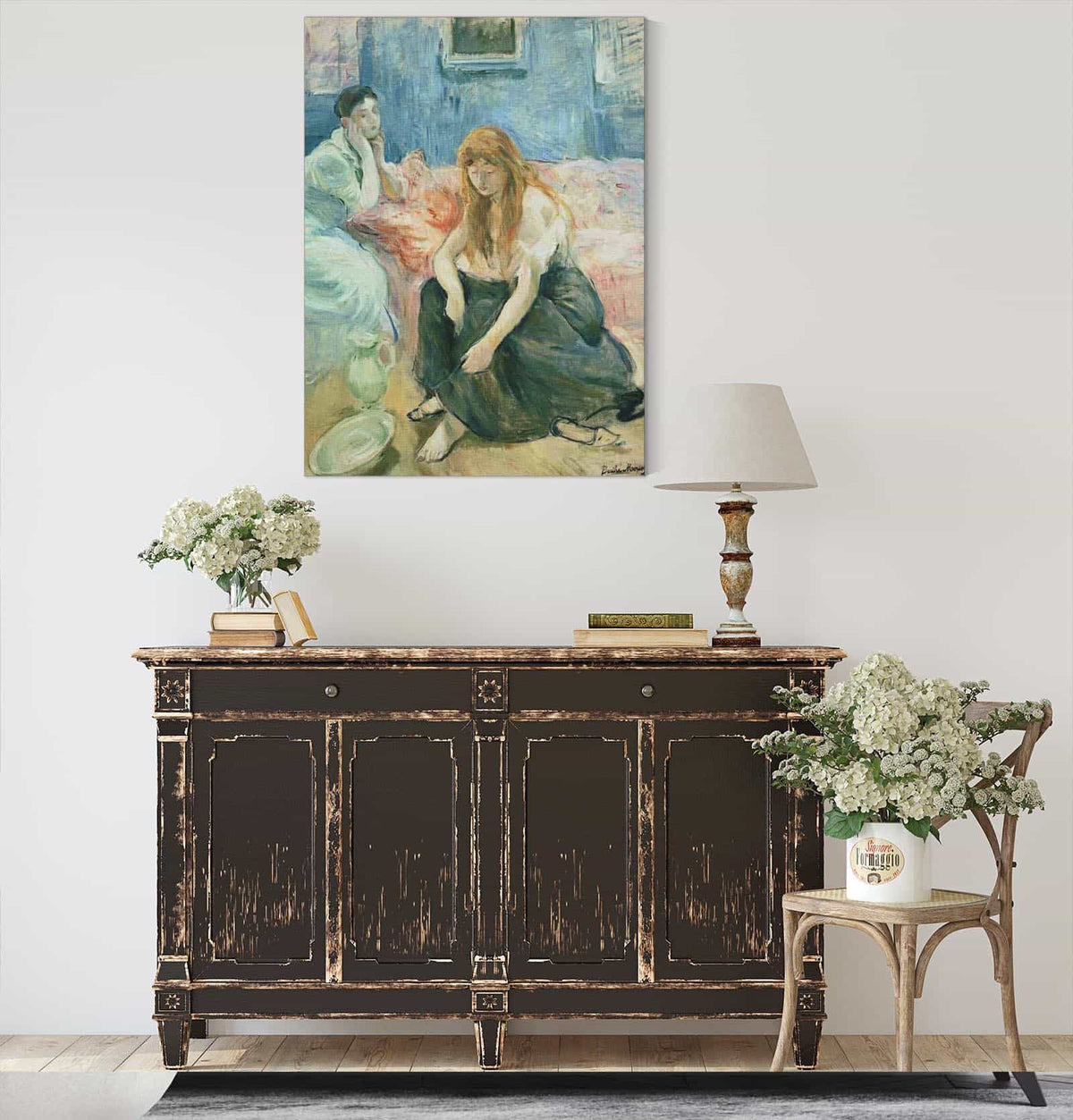 Two Girls by Berthe Morisot