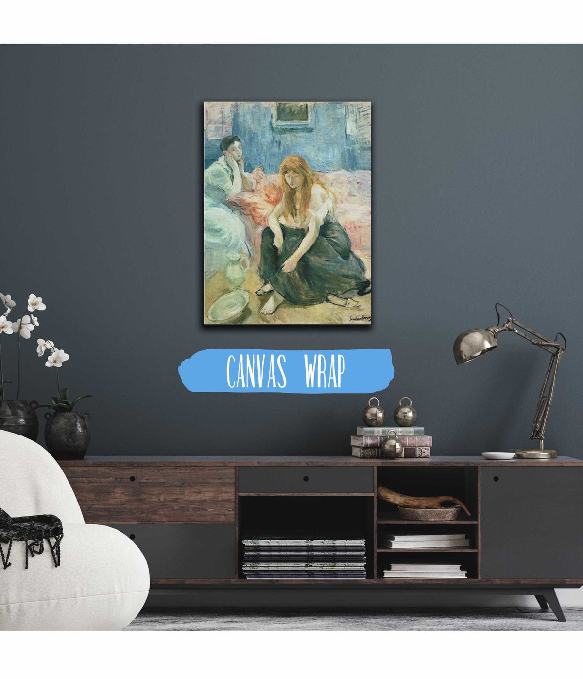 Two Girls by Berthe Morisot