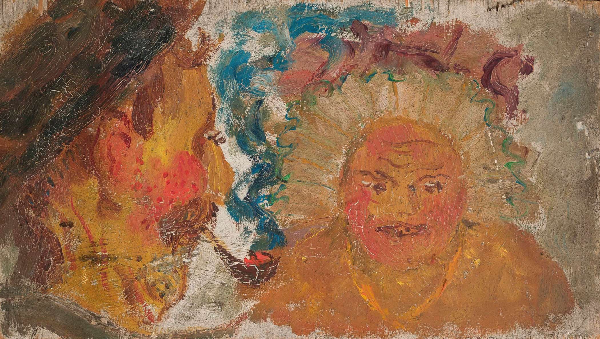 Two Heads by Tadeusz Makowski