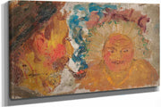 Two Heads by Tadeusz Makowski