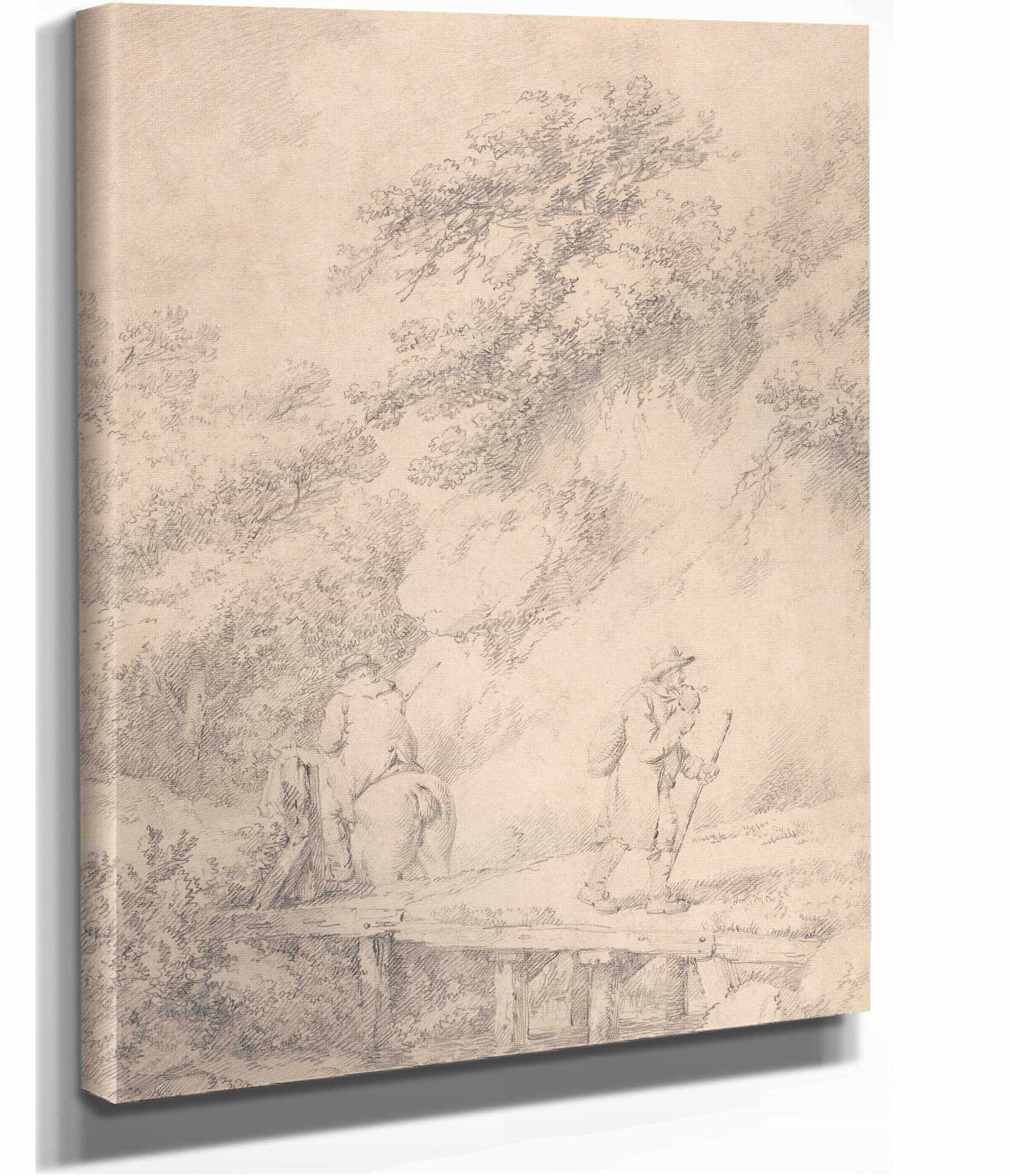 Two Men On A Country Road by George Morland