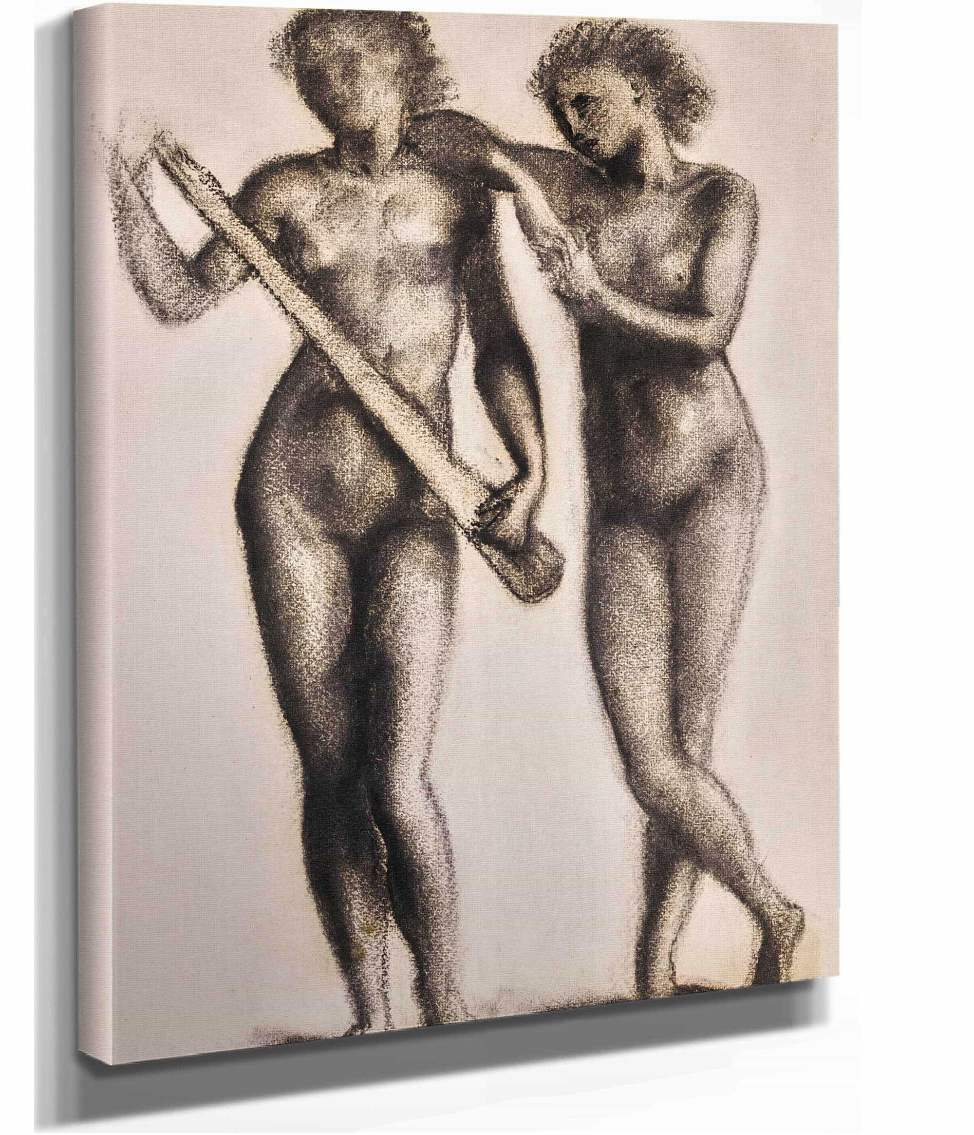 Two Musicians by Sir Edward Coley Burne Jones
