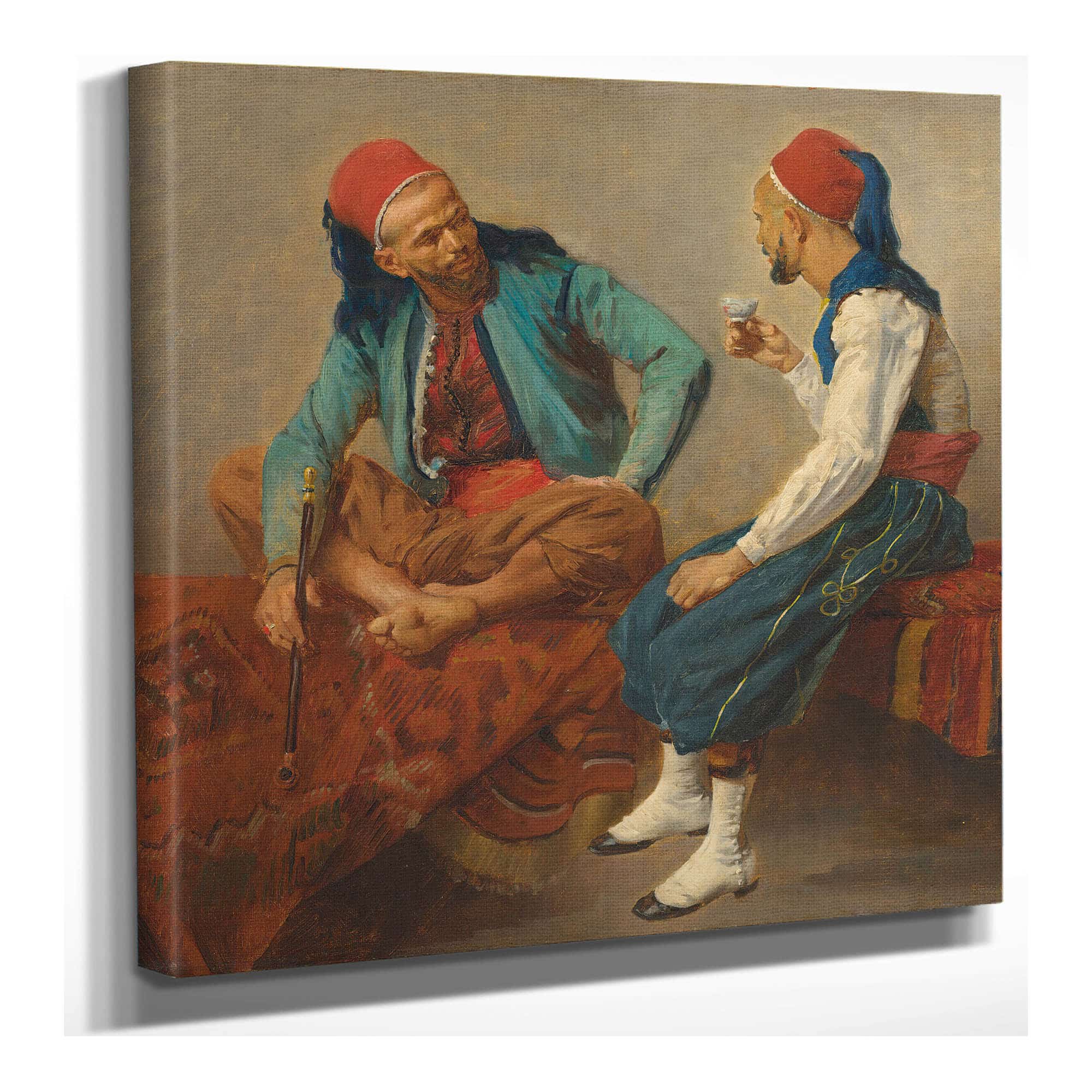 Two North Africans Conversing S by Isidore Pils