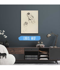 Two Nude Figure Studies Possibly by Edouard Vuillard