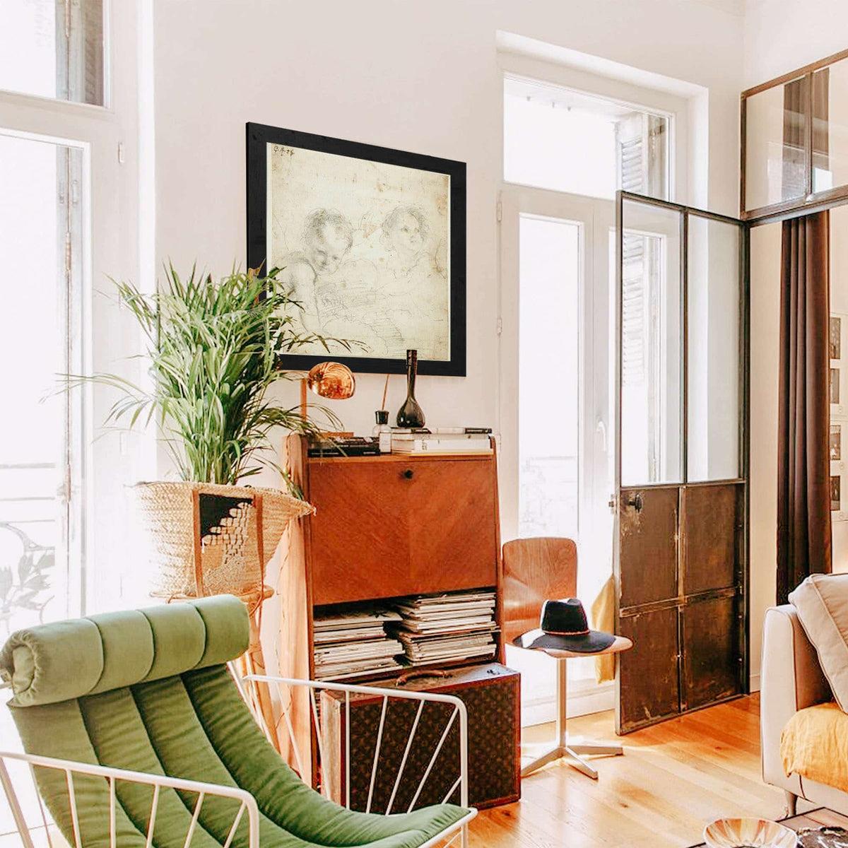 Two Putti Th Th Century by Guercino