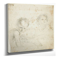 Two Putti Th Th Century by Guercino