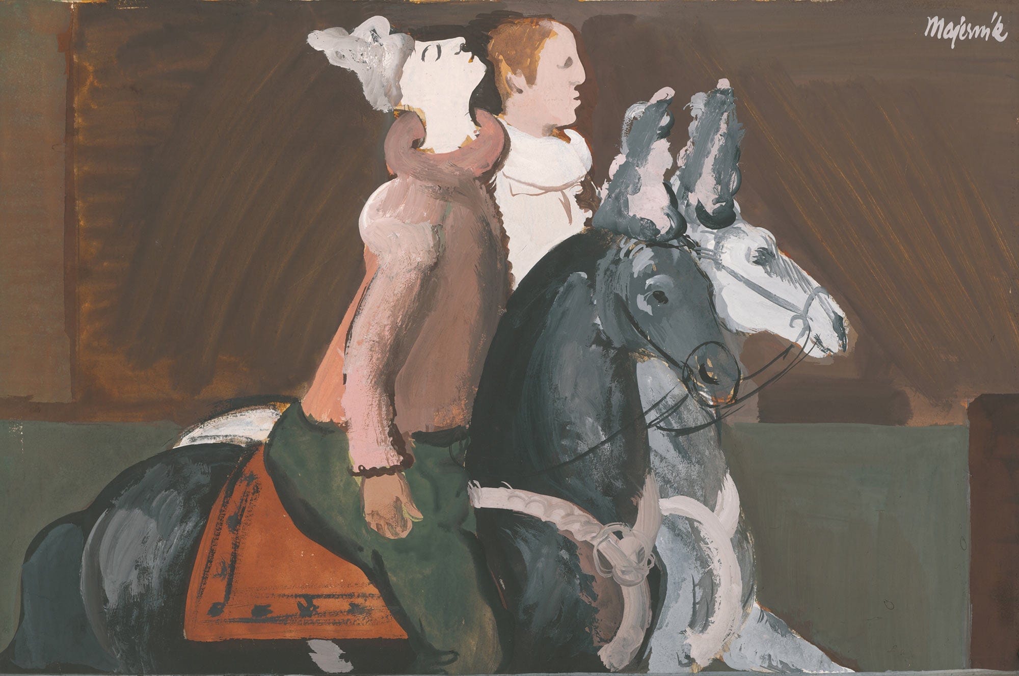 Two Riders by Cyprian Majernik