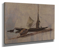 Two Sailing Boats At The Elbe by Johan Christian Dahl