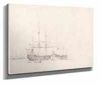 Two Ships At Anchor by John Constable