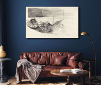 Two Soldiers In A Trench by Jean Louis Forain