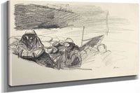 Two Soldiers In A Trench by Jean Louis Forain