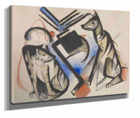 Two Wolves by Franz Marc