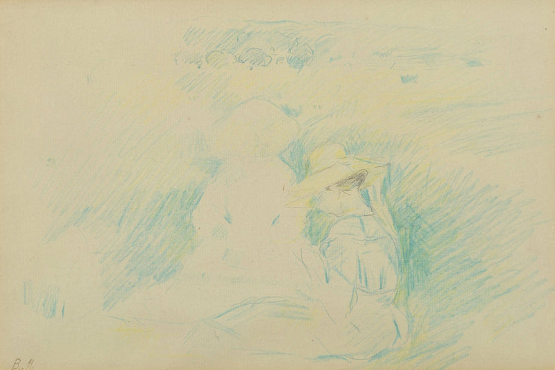 Two Women by Berthe Morisot