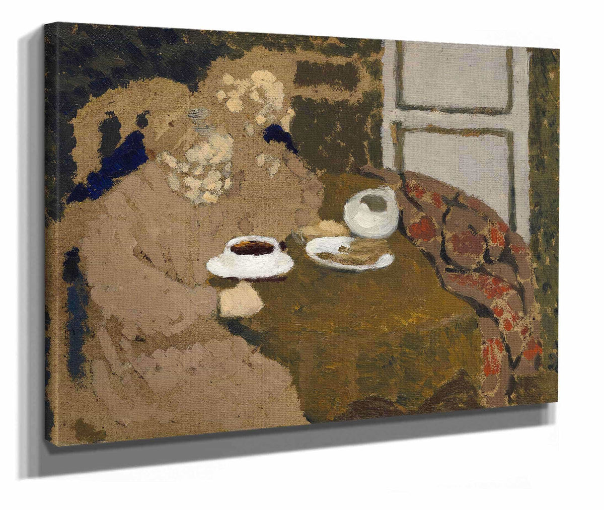 Two Women Drinking Coffee by Edouard Vuillard