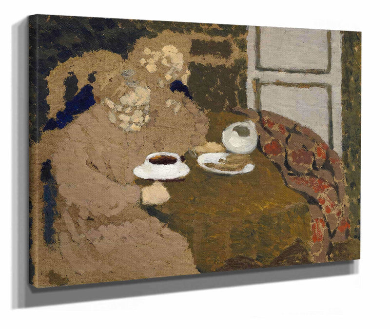 Two Women Drinking Coffee by Edouard Vuillard