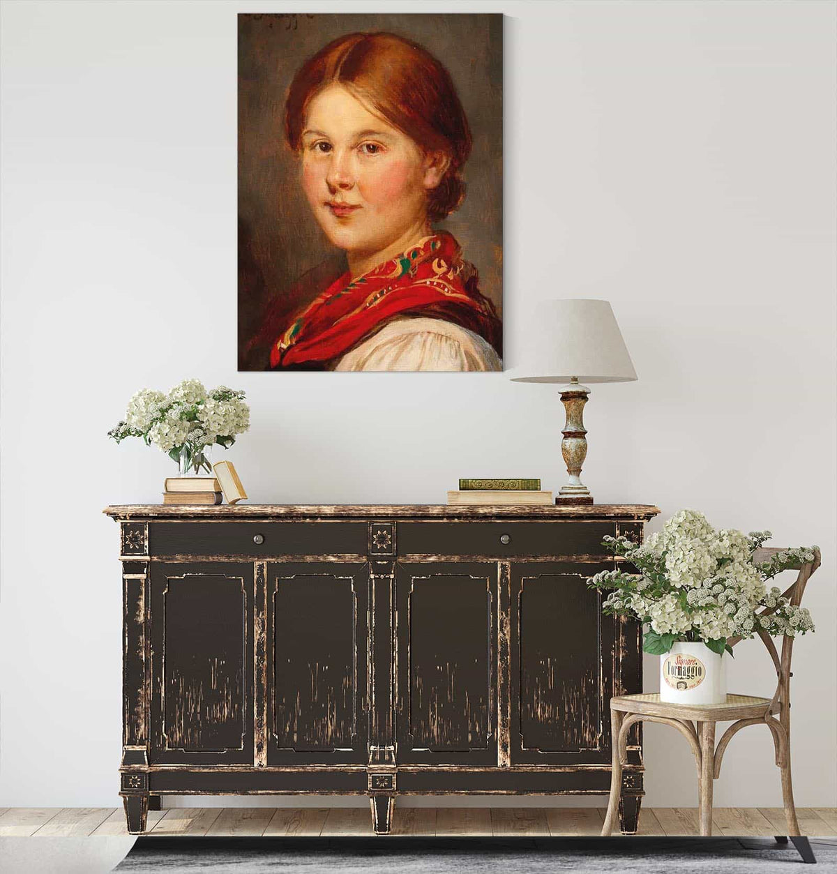 Tyrolean Girl by Franz Von Defregger