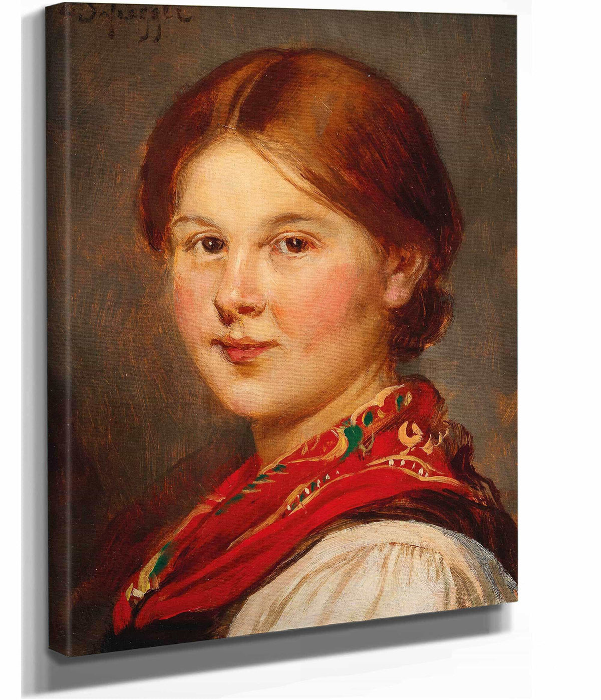 Tyrolean Girl by Franz Von Defregger