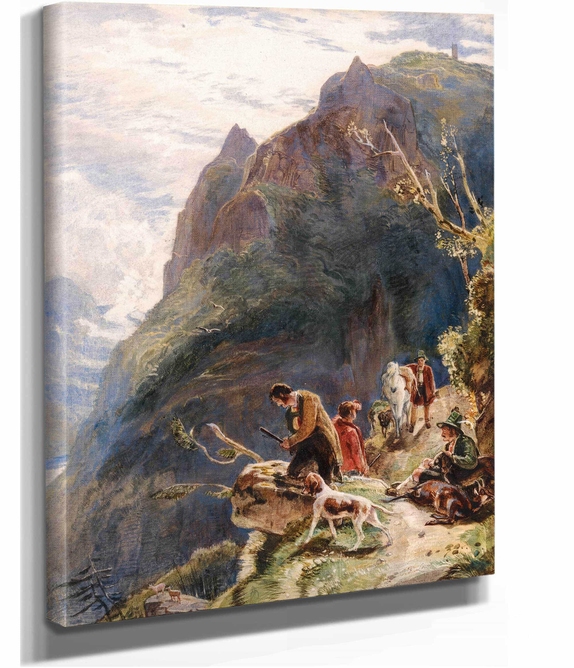 Tyrolese Hunters by John Frederick Lewis