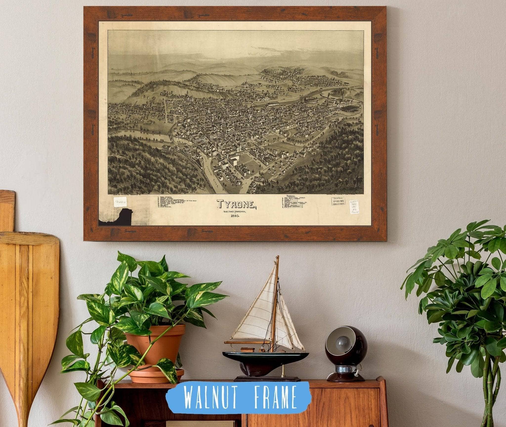 Tyrone Blair County Pennsylvania 1895 State of Pennsylvania