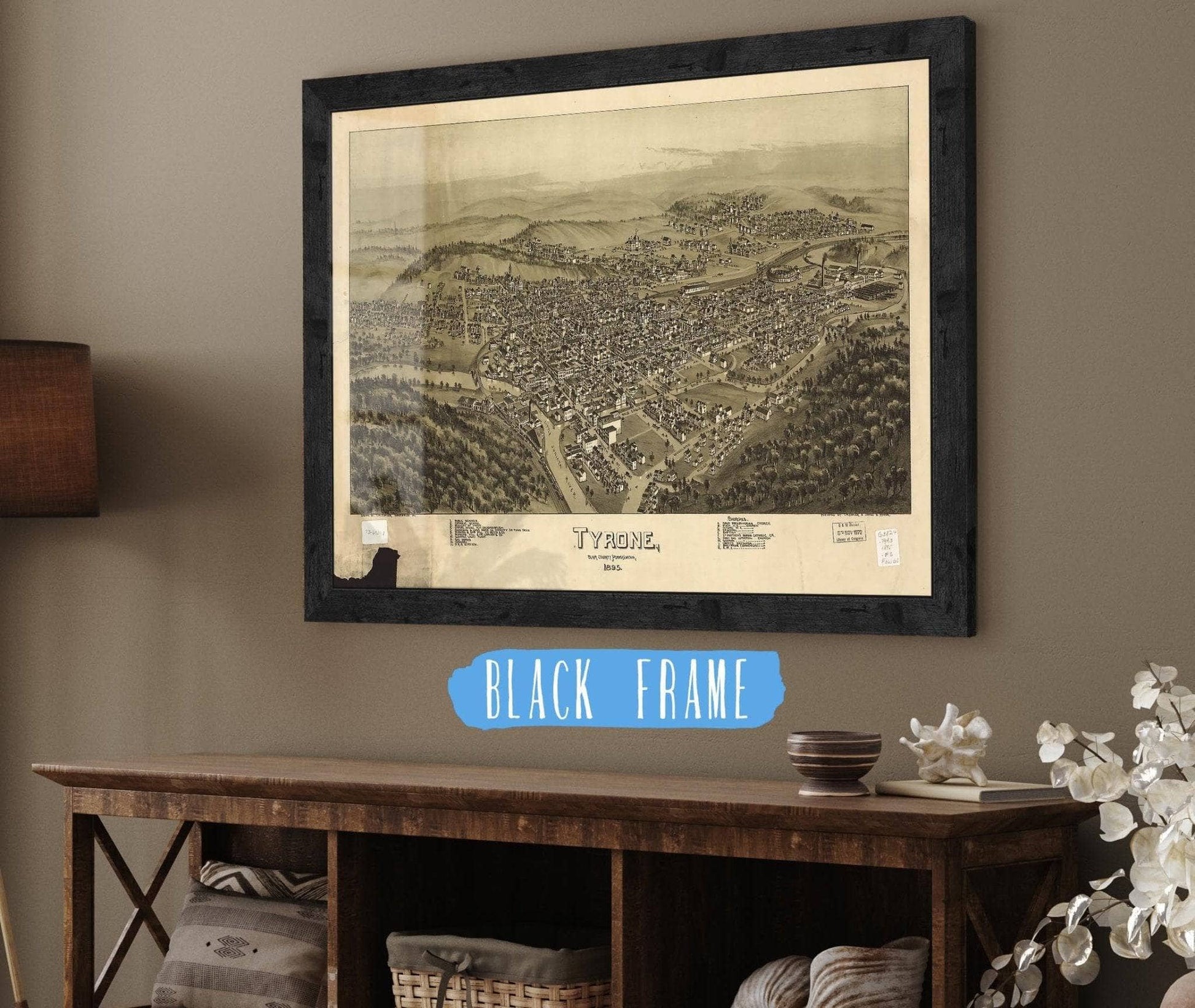 Tyrone Blair County Pennsylvania 1895 State of Pennsylvania