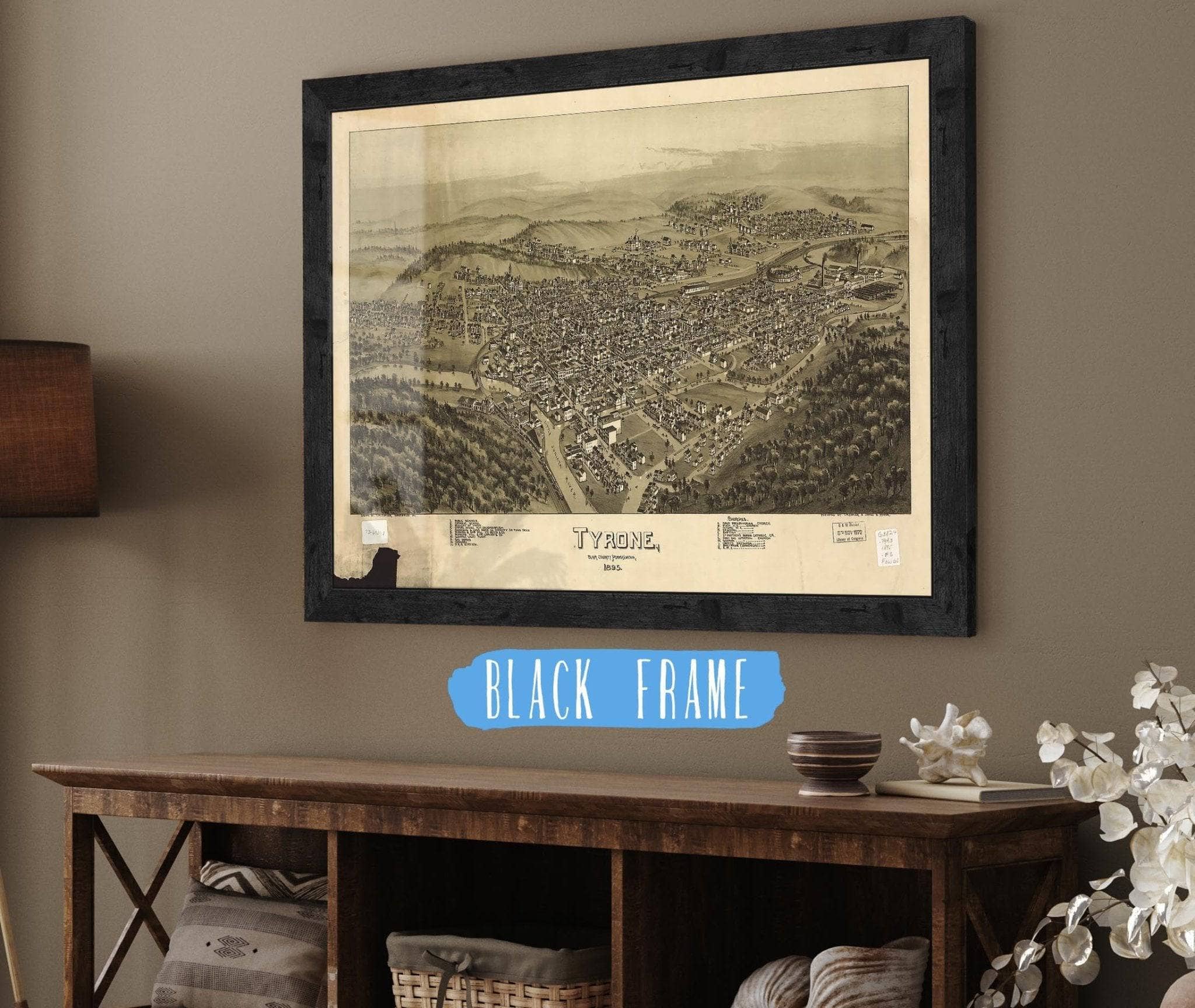 Tyrone Blair County Pennsylvania 1895 State of Pennsylvania