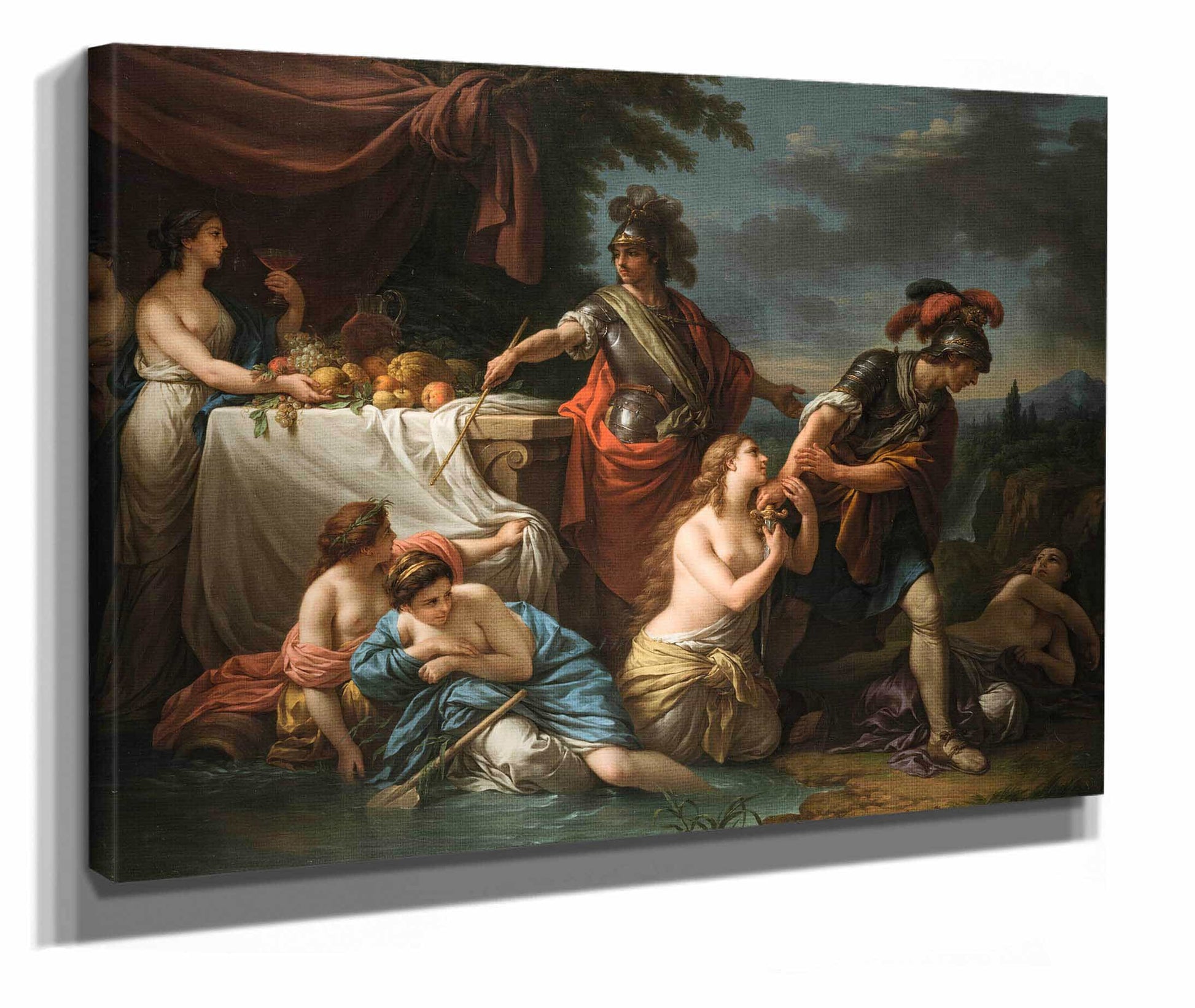 Ubalde Et Le Chevalier Danois by Louis Jean Francois Lagrenee
