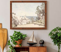 Udsigt Fra Mons Klint Ved Sommerspiret by Christoffer Wilhelm Eckersberg