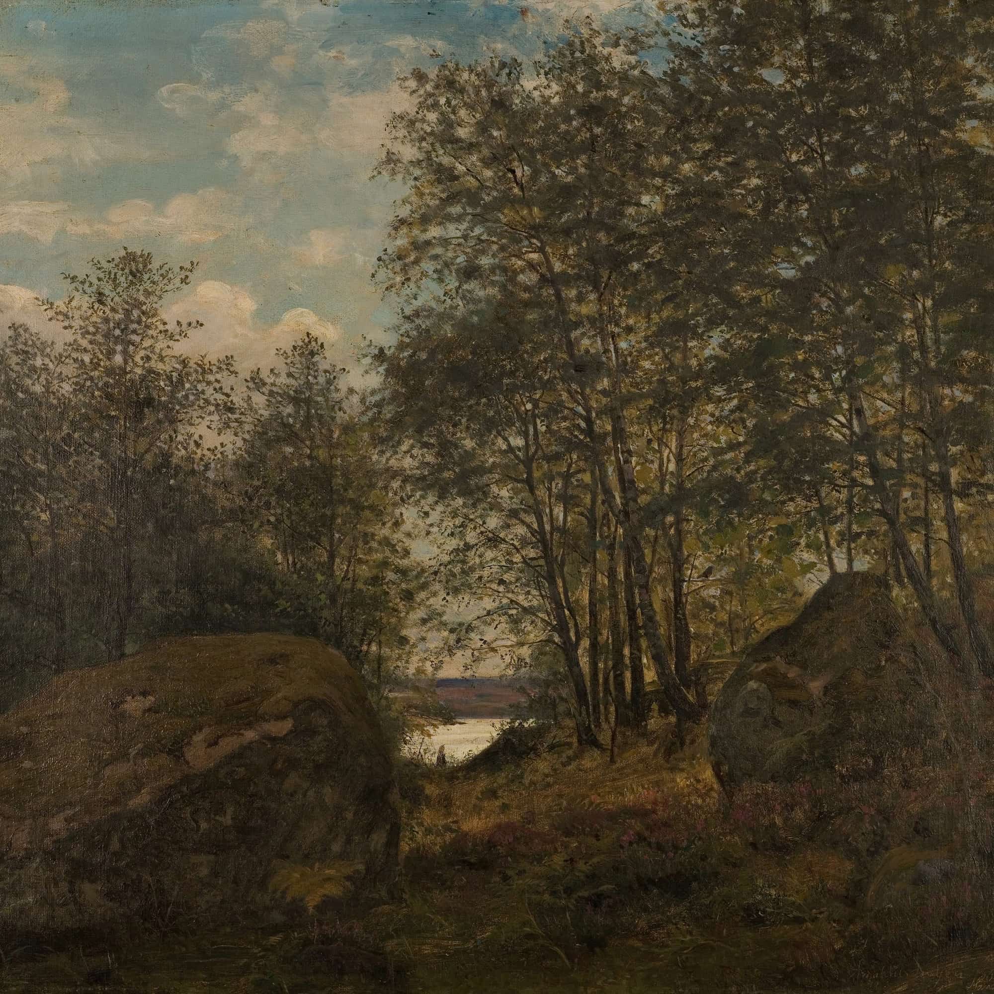 Ulvegjelskogen Mandal by Amaldus Nielsen