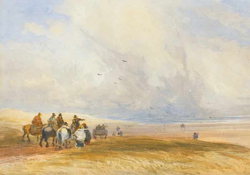 Ulverstone Sands Cumbria by David Cox
