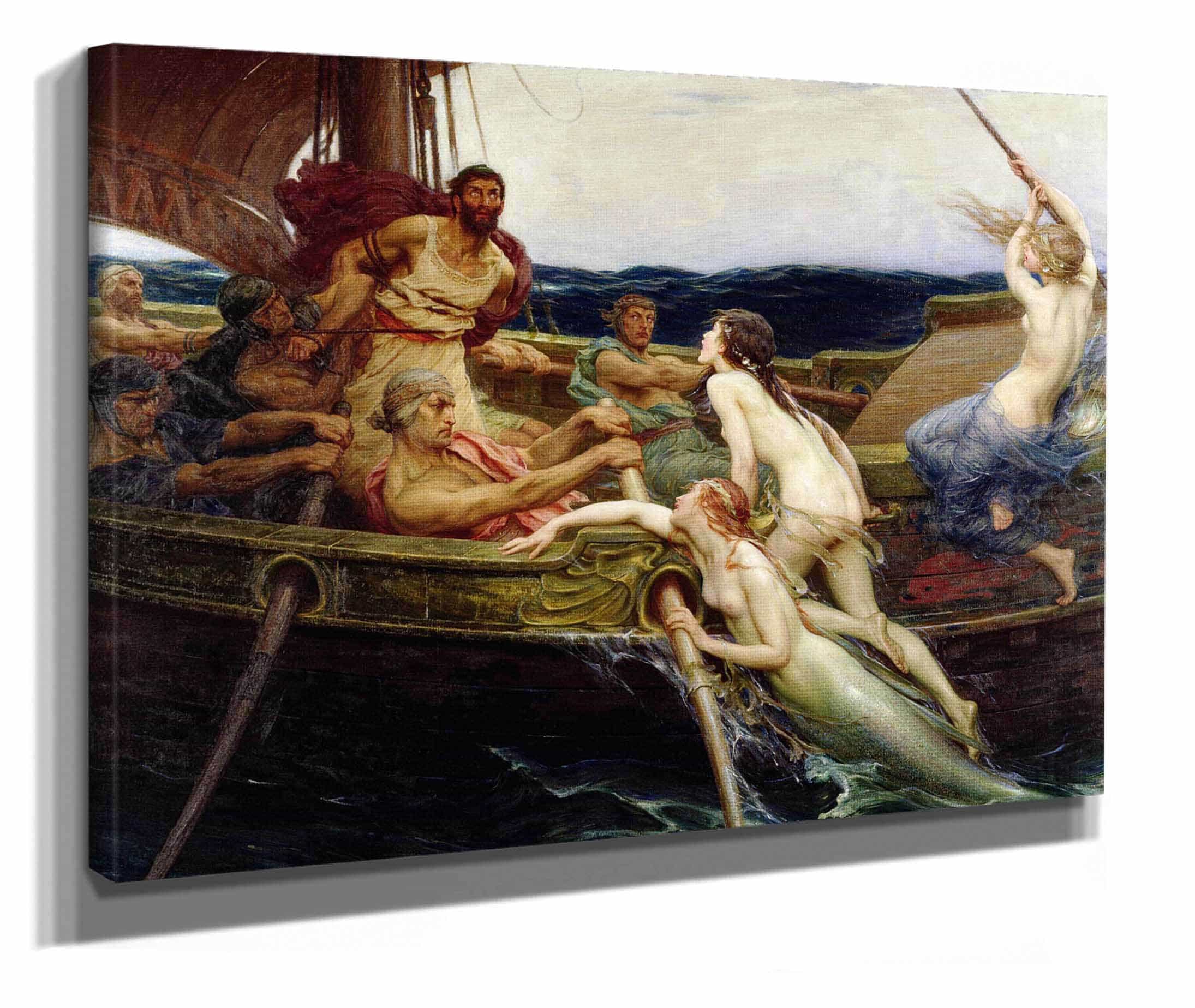 Ulysses And The Sirens by Herbert James Draper