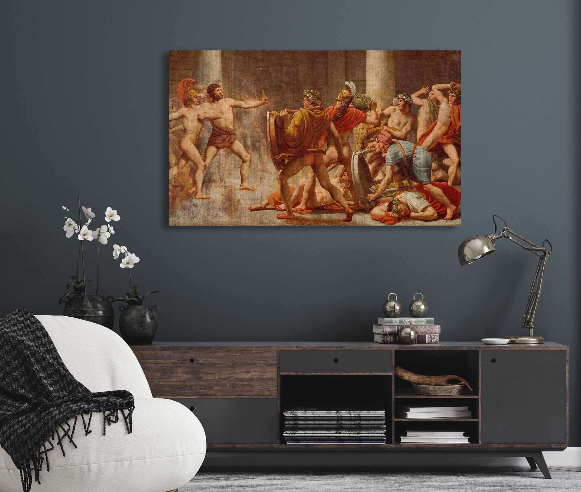 Ulysses Revenge On Penelopes Suitors by Christoffer Wilhelm Eckersberg