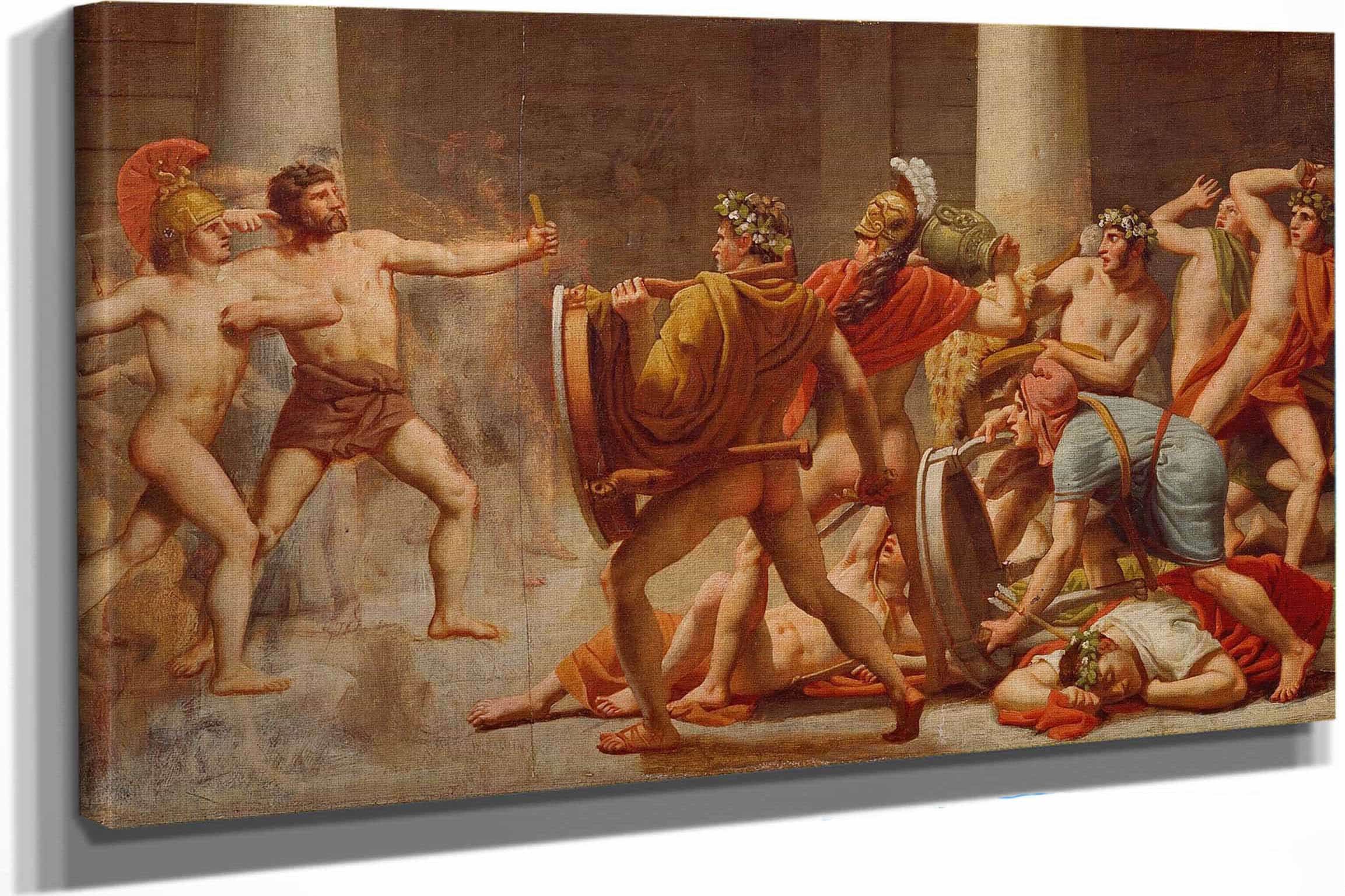 Ulysses Revenge On Penelopes Suitors by Christoffer Wilhelm Eckersberg
