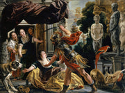 Ulysses Threatening Circe Around by Jacob Jordaens
