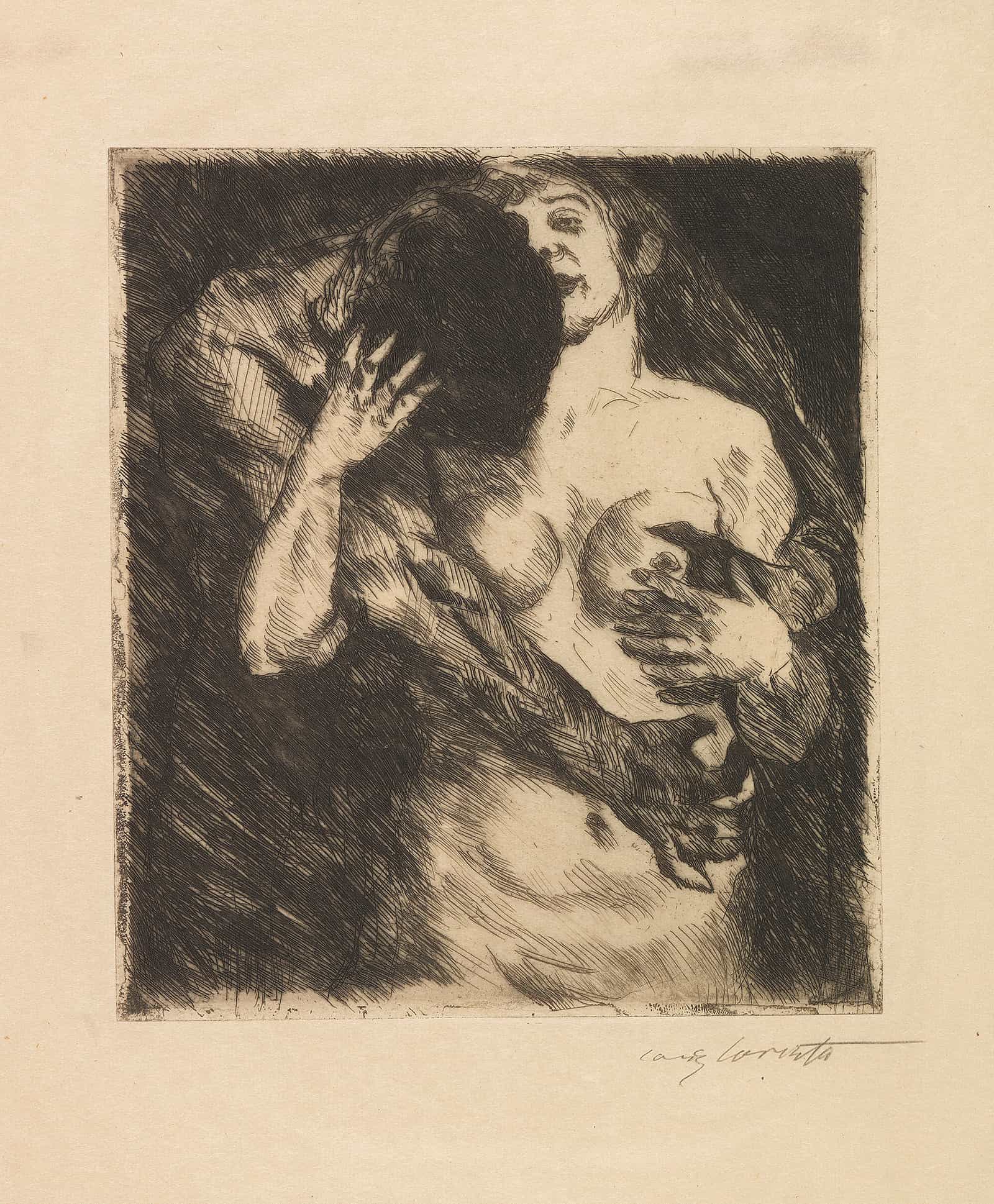 Umarmung by Lovis Corinth