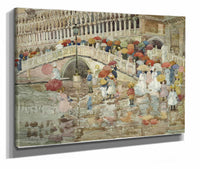 Umbrellas In The Rain by Maurice Prendergast