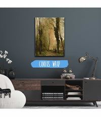 Un Chemin Sous Les Arbres Au Printemps by Jean Baptiste Camille Corot