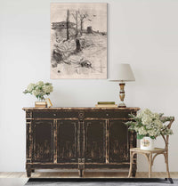 Un Cimetiere En Galicie by Henri De Toulouse Lautrec