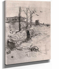 Un Cimetiere En Galicie by Henri De Toulouse Lautrec