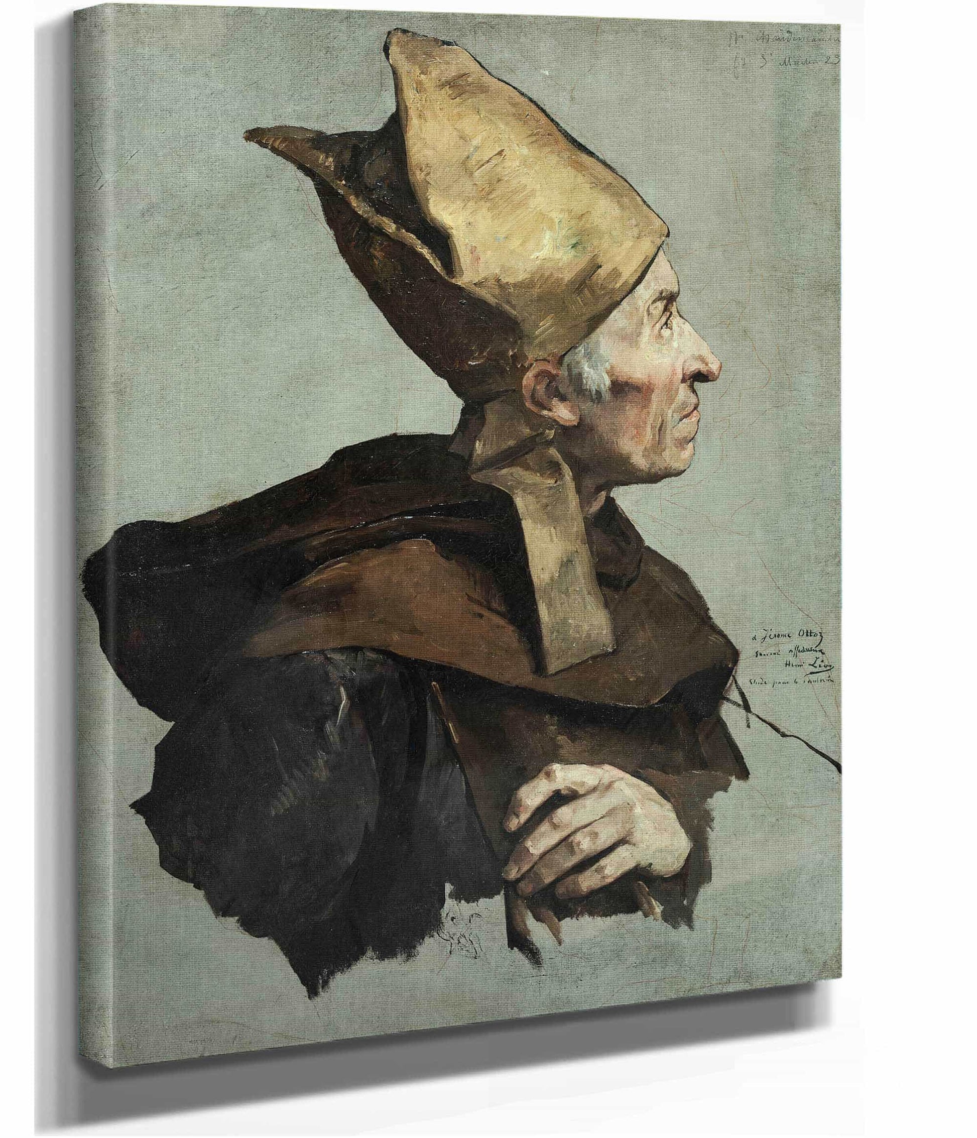 Un Eveque Le Couronnement De Charlemagne by Henri Leopold Levy