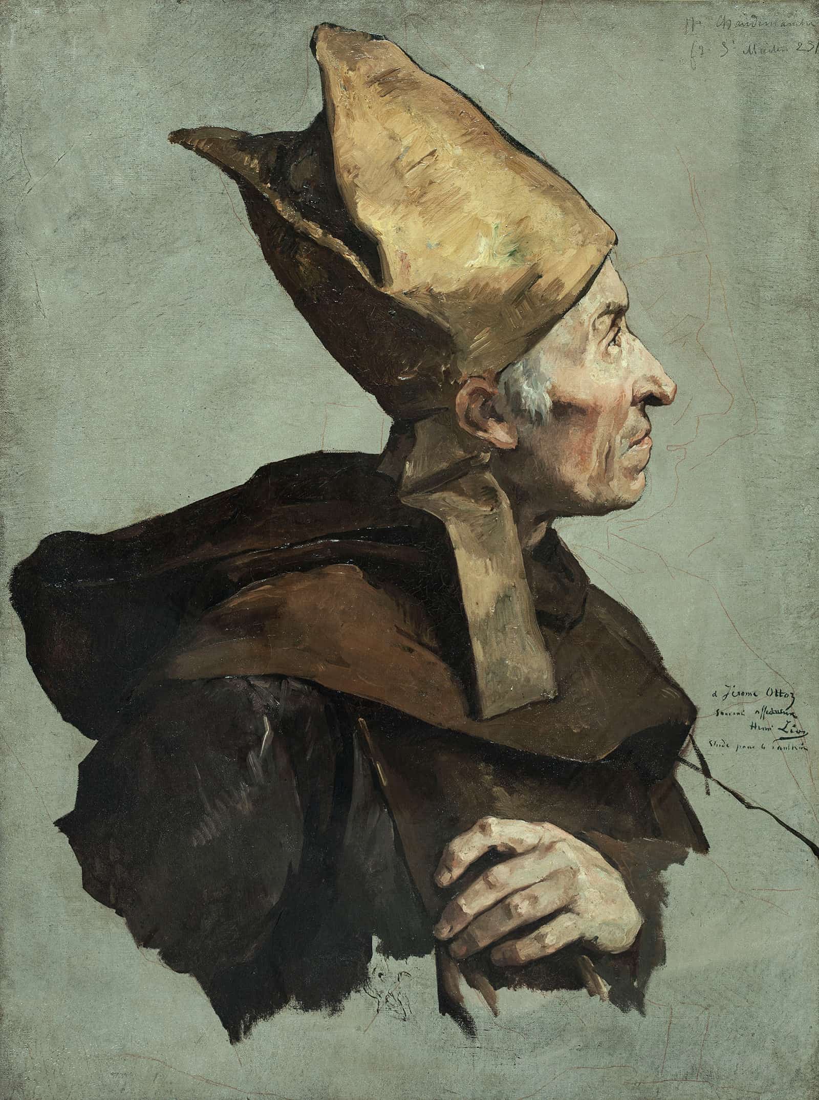Un Eveque Le Couronnement De Charlemagne by Henri Leopold Levy