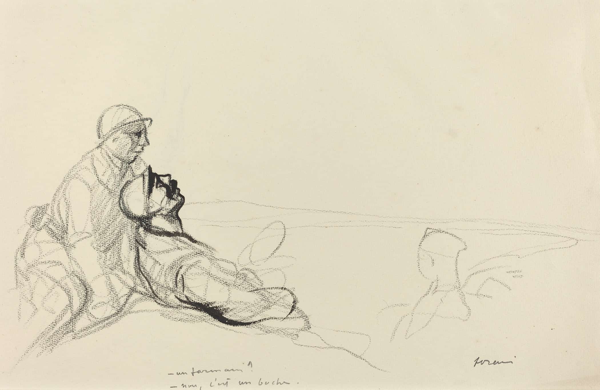 Un Farman Non Cest Un Boche by Jean Louis Forain