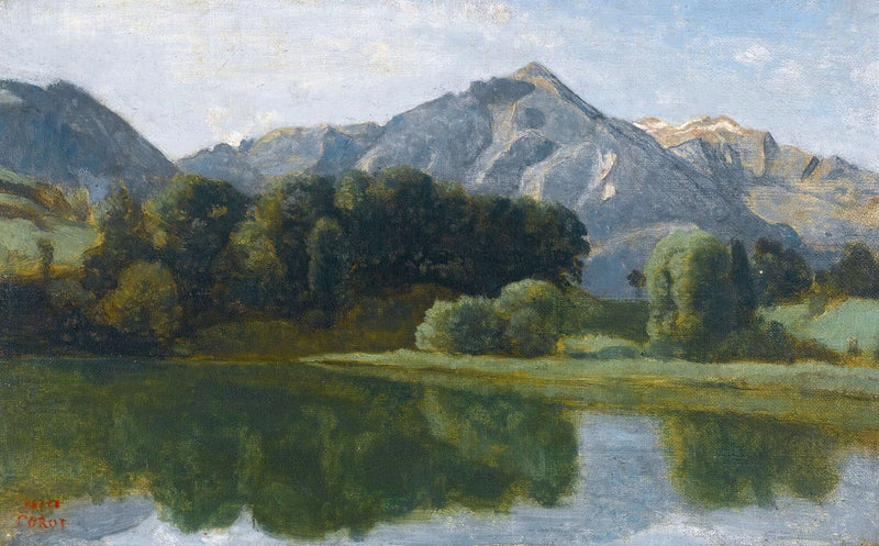 Un Lac De Loberland by Jean Baptiste Camille Corot
