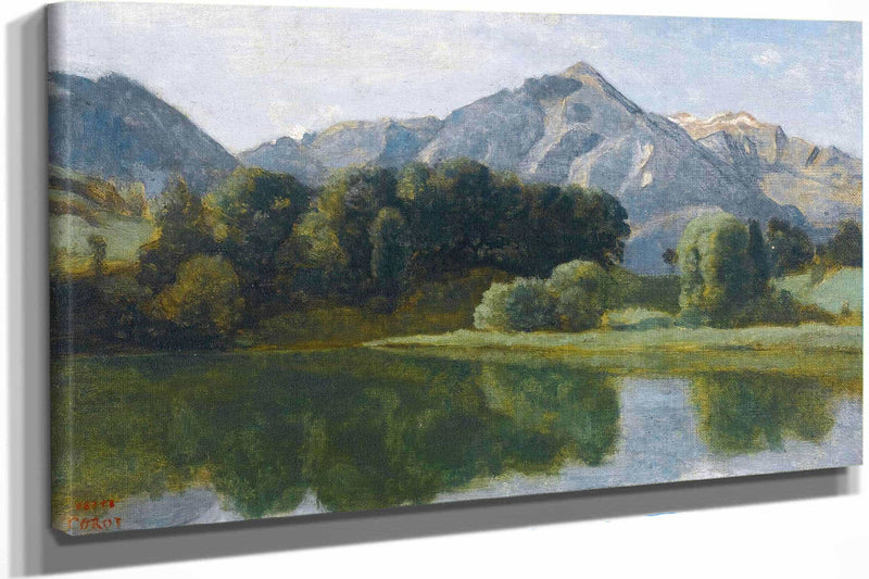Un Lac De Loberland by Jean Baptiste Camille Corot