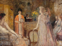 Un Mardi Soiree Chez Madeleine Lemaire by Henri Gervex